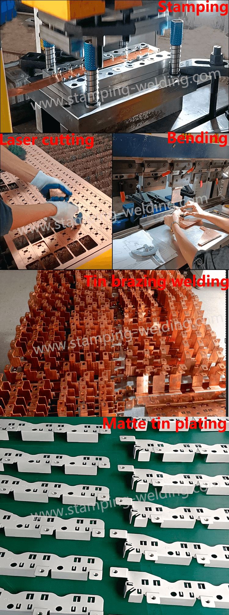 process for copper busbar