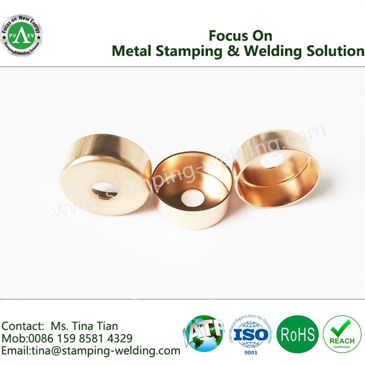 Metal Stamping Copper Cap for Electrical Fusible Link