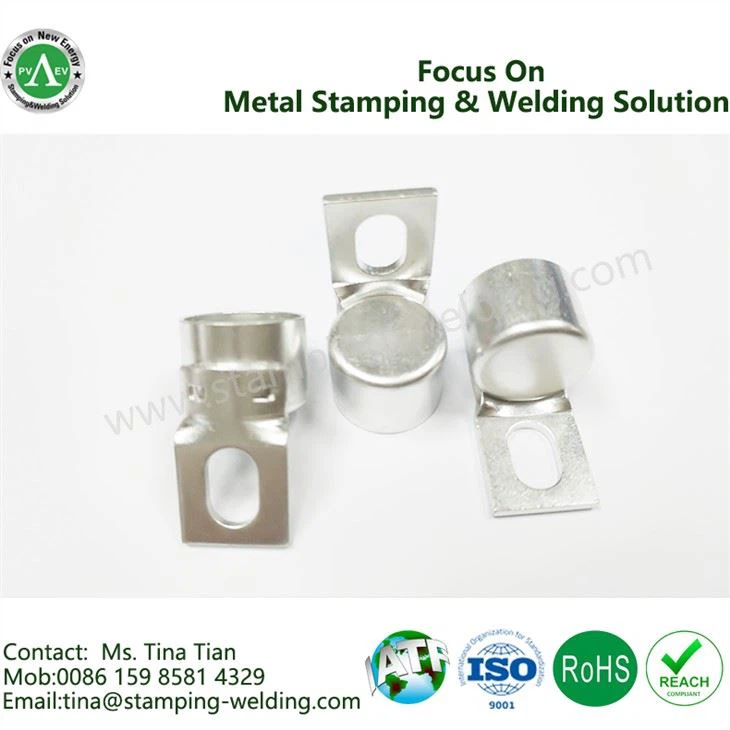 Silver-plated Copper End Cap For EV Fuse