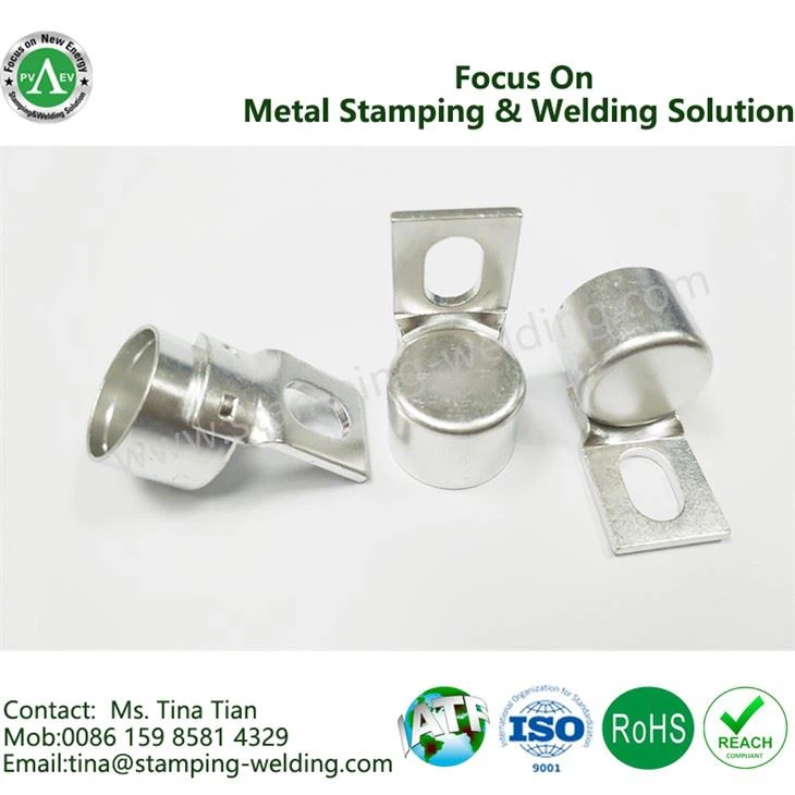 Silver-plated Copper End Cap For EV Fuse