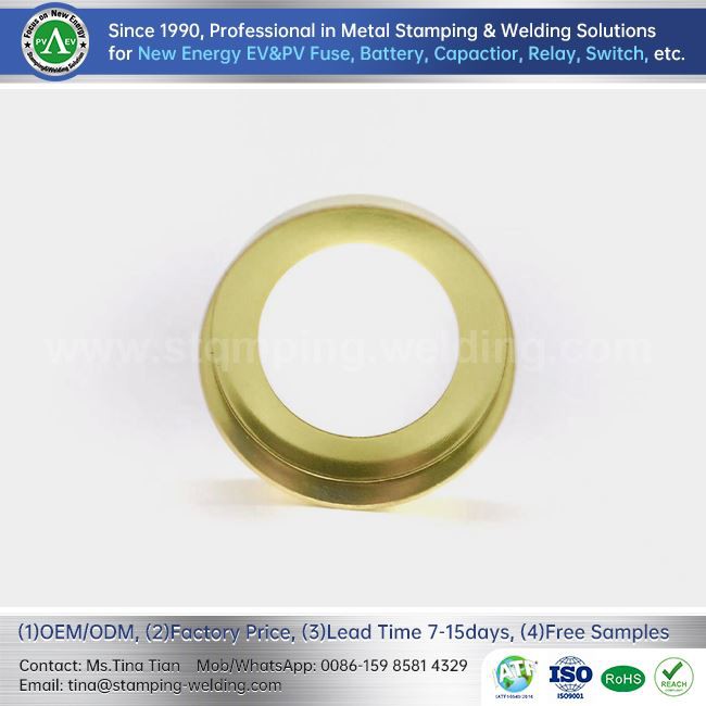 Large Brass Inner Cap For New Energy Automobile Fuse