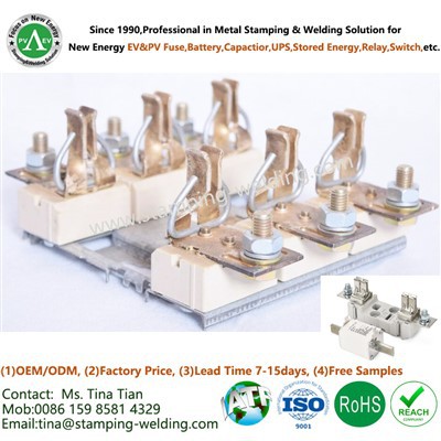 ছুরি ব্লেড টাইপ ফিউজ লিঙ্কের জন্য কপার হোল্ডার