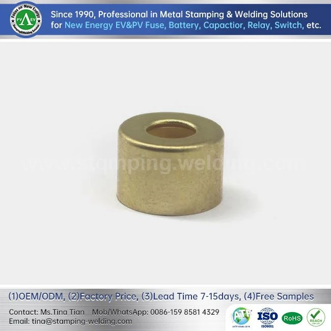 বায়ু শক্তি সিস্টেম ফিউজ জন্য ব্রাস এন্ড ক্যাপ