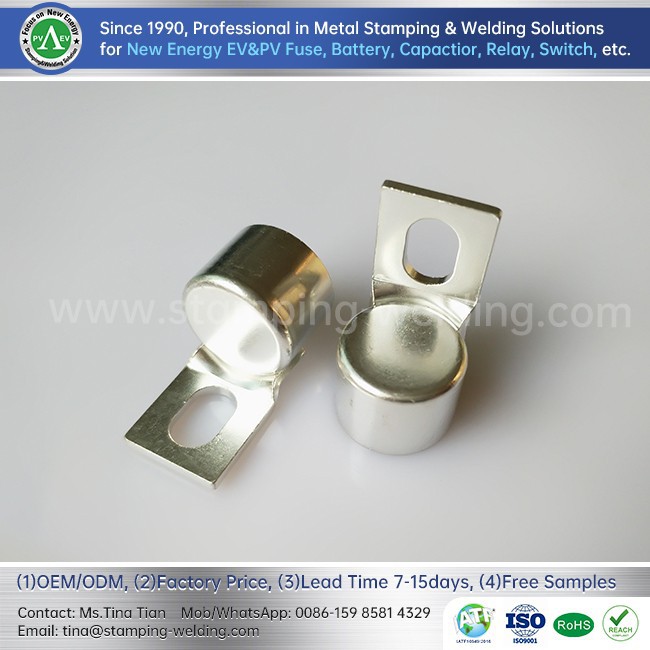 Cap And Contact For Electric Vehicle (EV) Fuses