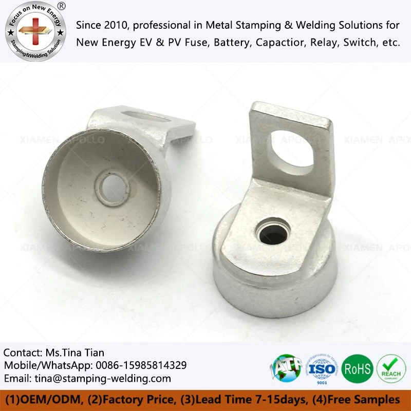 Copper Cap and Fuse Contact Copper Cap and Fuse Contact