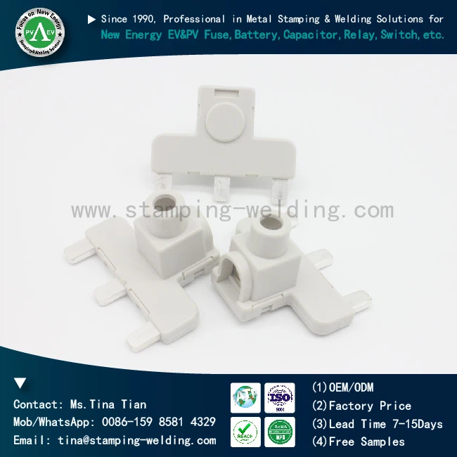 Injection Molded 3-pin Busbars Injection Molded 3-pin Busbars
