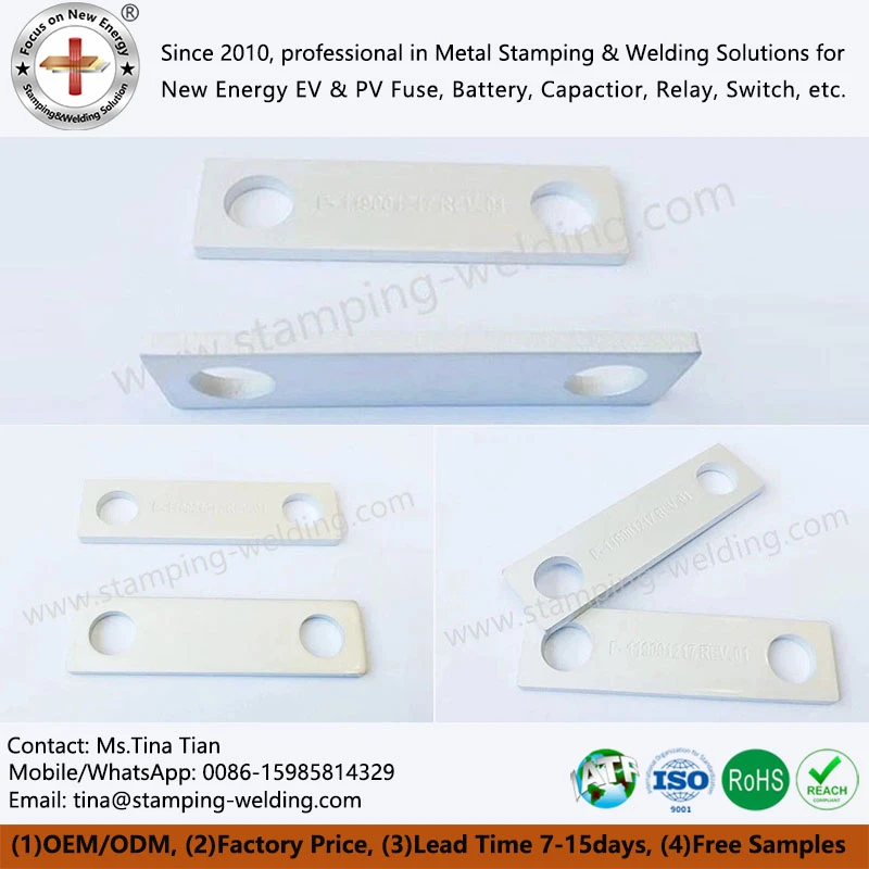 Aluminum busbar with tin plating Aluminum busbar with tin plating