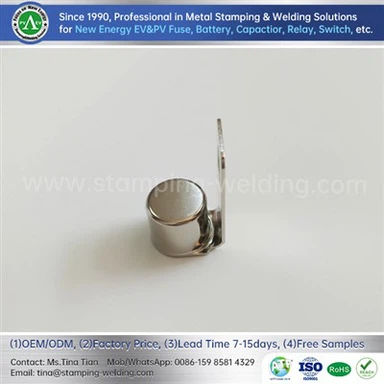 ইভি ফিউজের জন্য নিকেল-ধাতুপট্টাবৃত তামা শেষ ক্যাপগুলি